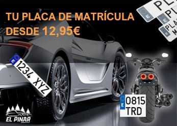 Matrículas para coche y moto