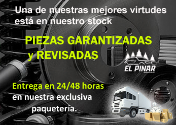 Piezas garantizadas y revisadas